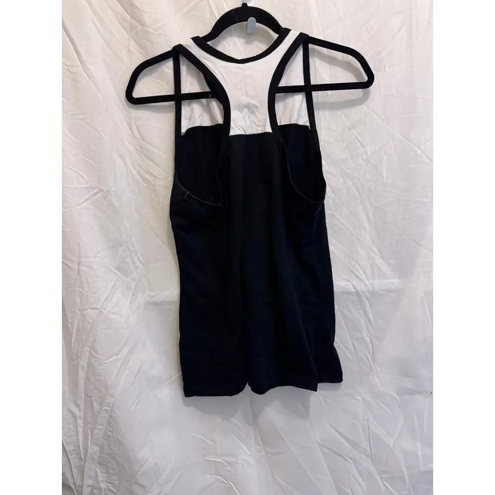 Buc-ee's Bedazzled Logo Tank Top Women's Size Medium Two-Tone Y2K Style - Picture 2 of 4
